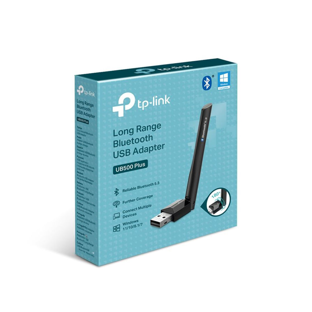 Adaptador USB Bluetooth 5.3 TP-Link Conexión de Largo Alcance para Música y Audio Inalámbrico