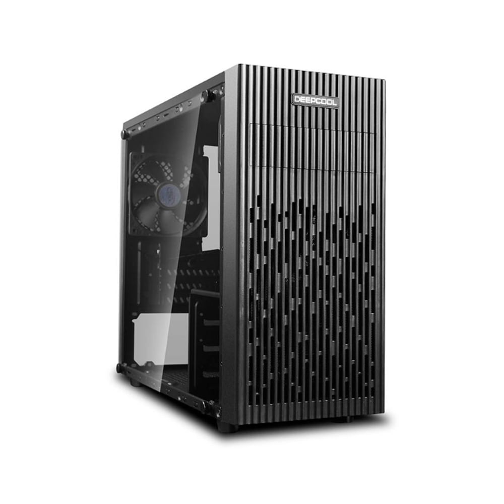 Caja Deepcool Matrexx 30 ATX panel de vidrio ventilador incluido color negro diseño elegante
