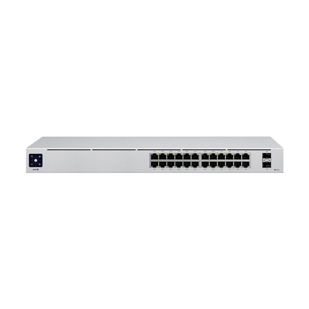 Conmutador Ubiquiti UniFi USW-24-POE Gestionado 24 Puertos Gigabit con PoE y 2 SFP para Redes Efici