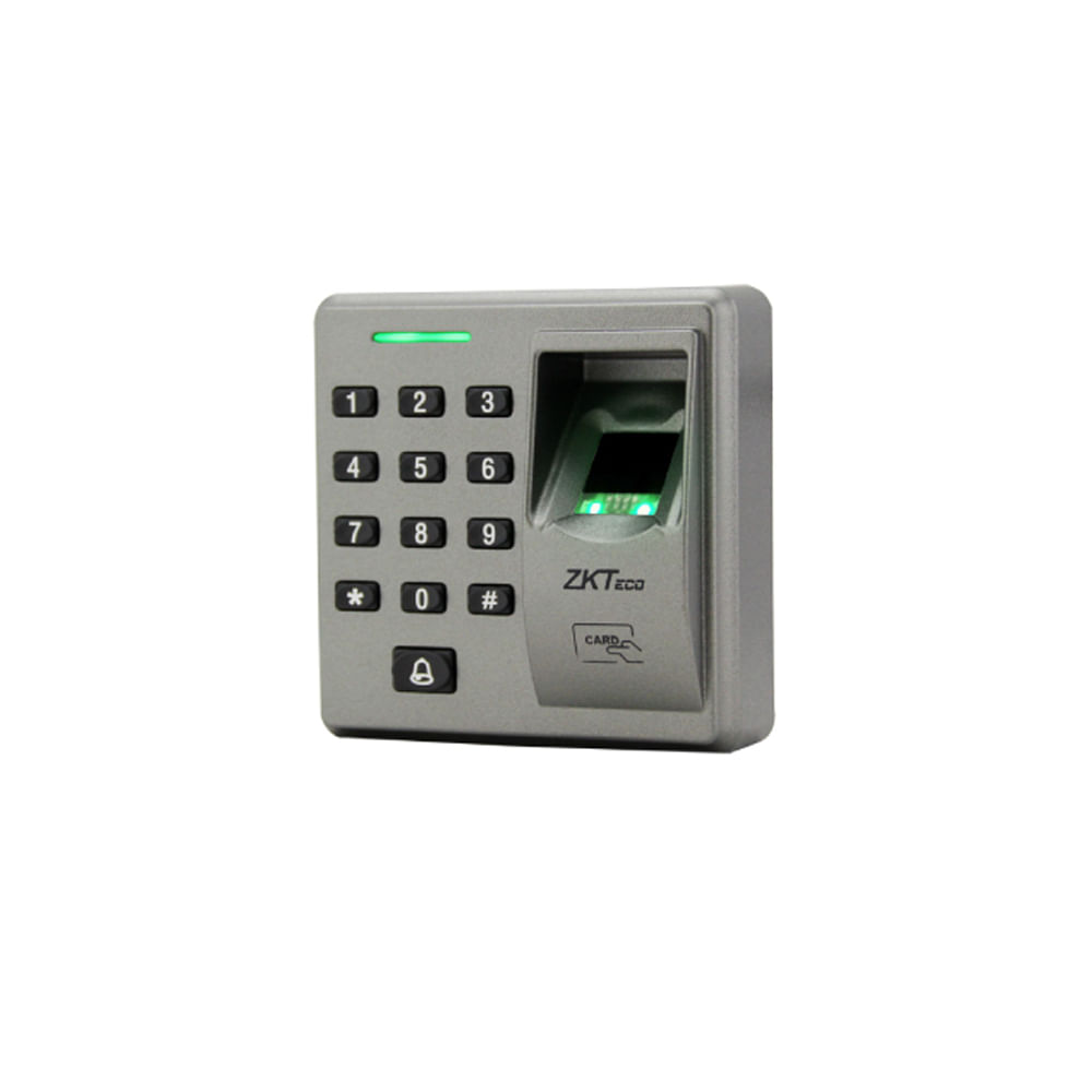 Lector de Huella Digital ZKTeco con Teclado Proximidad y alta Seguridad para Control de Acceso