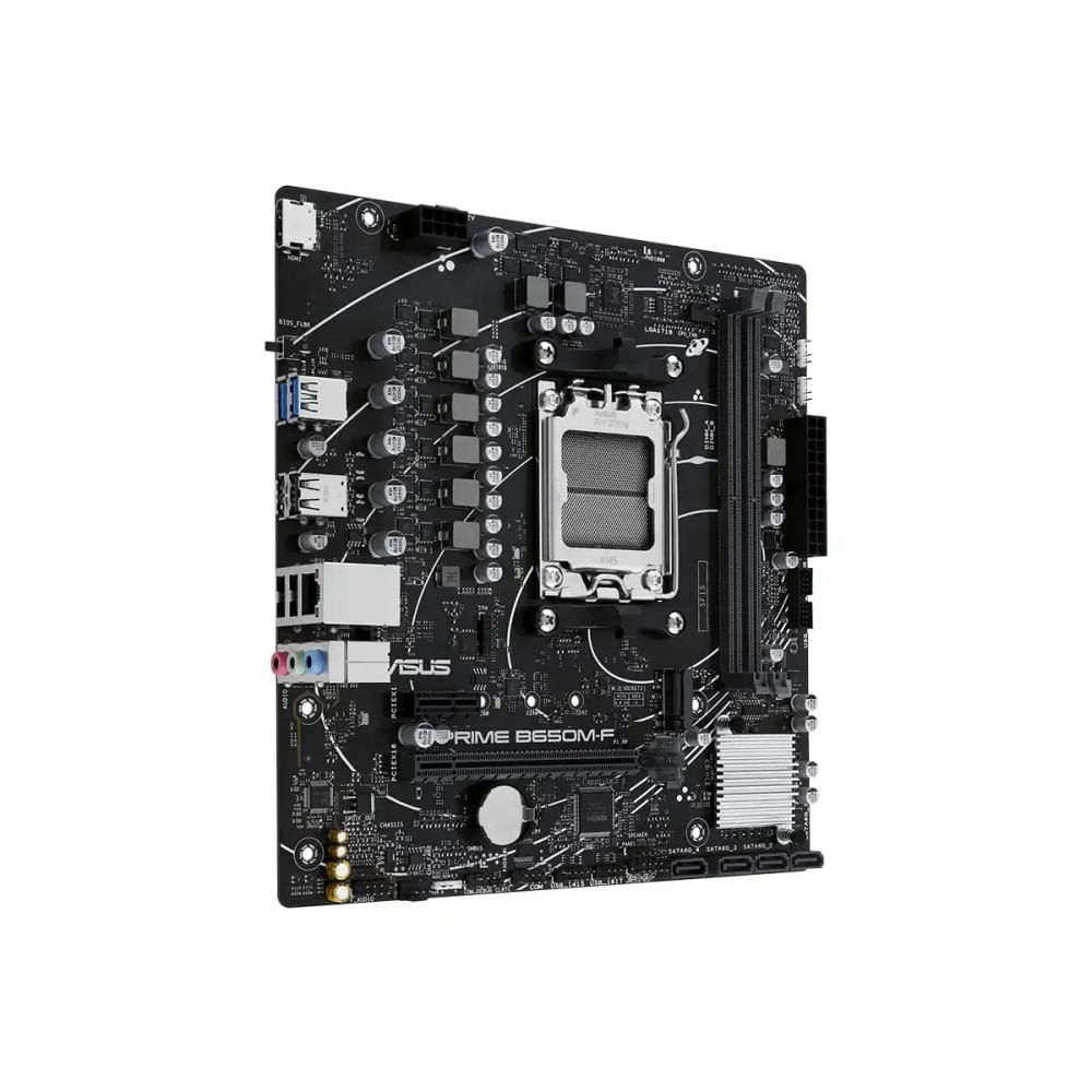 Placa Madre Asus Prime B650M-F AM5 - Compatible con RAM DDR5 Ideal para Juegos y Alto Rendimiento