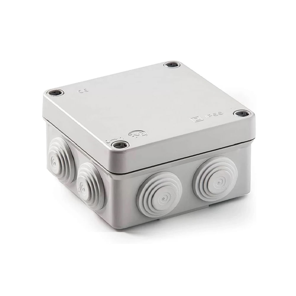 Caja Pase ZKTECO ZK-WD-010 Hermética de PVC 10x10x7 cm para Conexiones Seguras y Efectivas