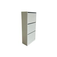 Zapatera Vertical de 3 Puertas (Blanca - Melamina)