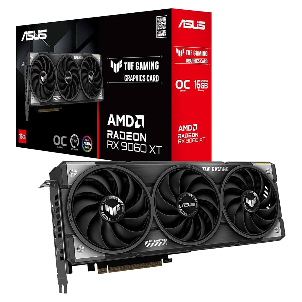 Placa de Video ASUS TUF RX 6900 XT 16GB GDDR6 PCIe 4.0 HDMI y DisplayPort Rendimiento Gaming Su