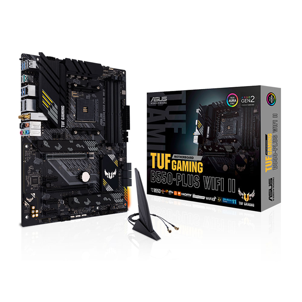 Placa Base ASUS TUF Gaming B550-PLUS WIFI II 4x DDR4 HDMI USB y DisplayPort Alto Rendimiento