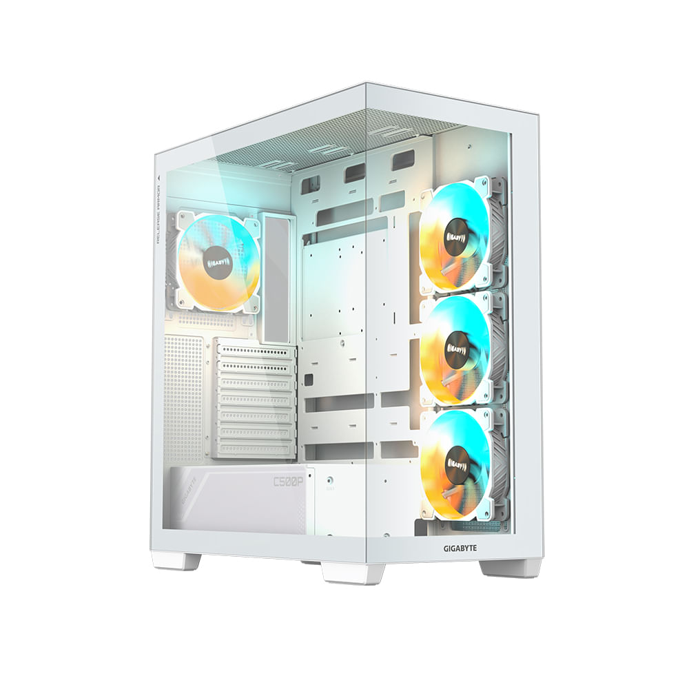 Caja Gigabyte C500 Panoramic Stealth en Blando con Vidrio Templado Diseño Moderno y Elegante