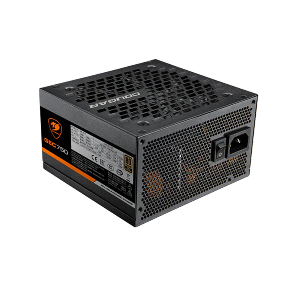 Fuente 750W 80 Plus Gold Cougar GEC - Eficiencia Alta Fiable y Silenciosa para tu PC Gaming