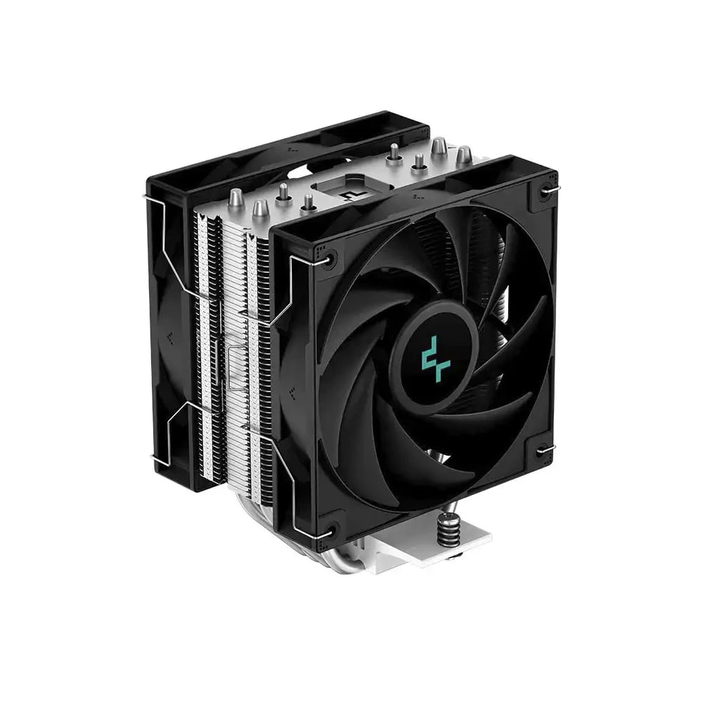 Cooler para Procesador Deepcool AG400 Plus - 2 Ventiladores de 120mm Alto Rendimiento y Silencioso