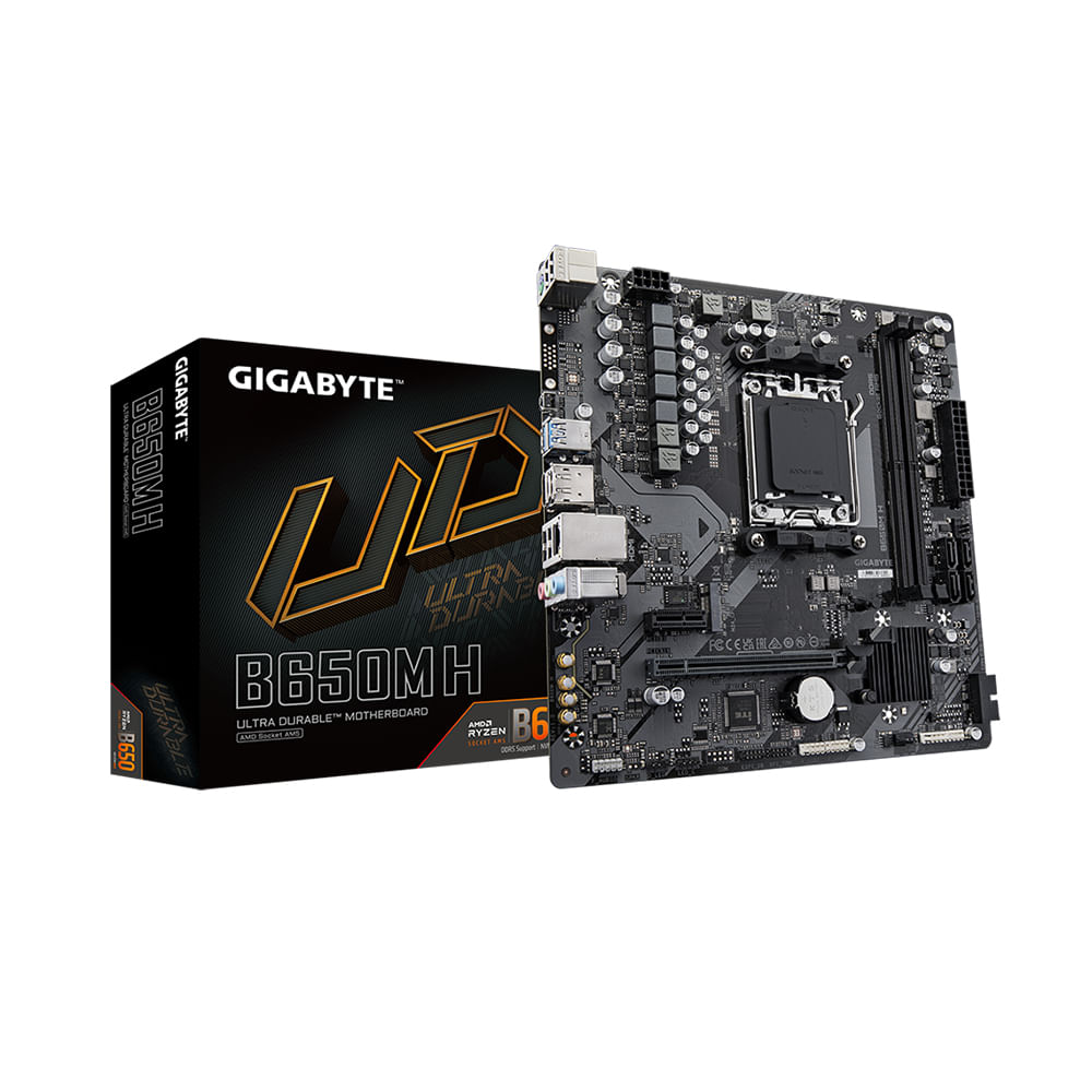 Placa Base GIGABYTE B650M-H AM5 DDR5 6400MHz 96GB - Alto Rendimiento y Conectividad Optimizada