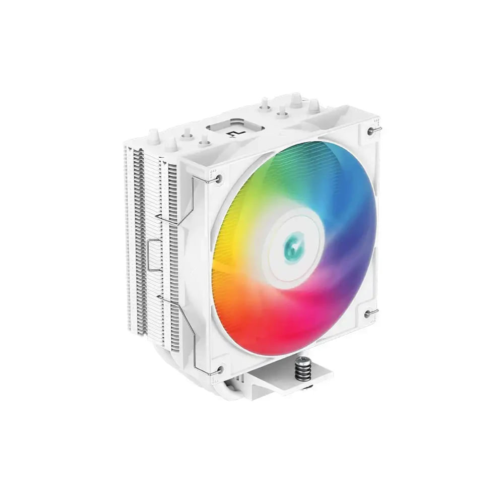 Cooler Deepcool AG400 WH ARGB para Procesador 120mm 1 Ventilador Iluminación LED Eficiente y Si