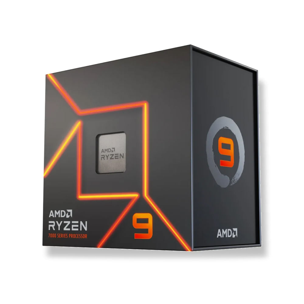 CPU AMD RYZEN 9 7900 12 Núcleos 4.7 GHz 65W Procesador de alto rendimiento