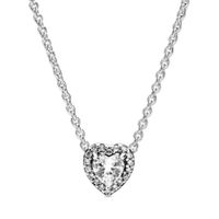 Collar Pandora corazón elevado mujer