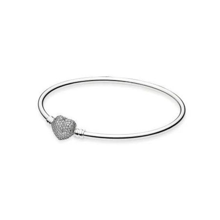 Brazalete corazón brillante Talla 19cm