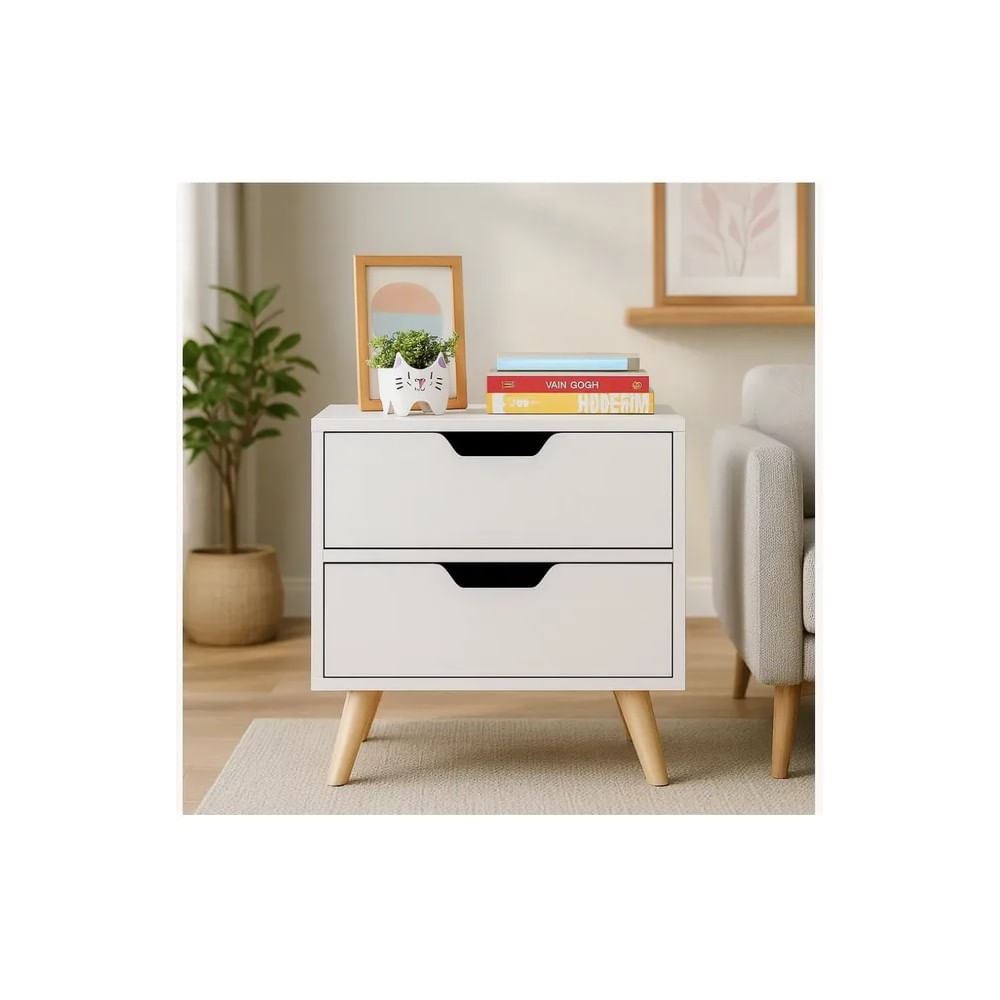 Velador Felix Color Blanco TU MESITA