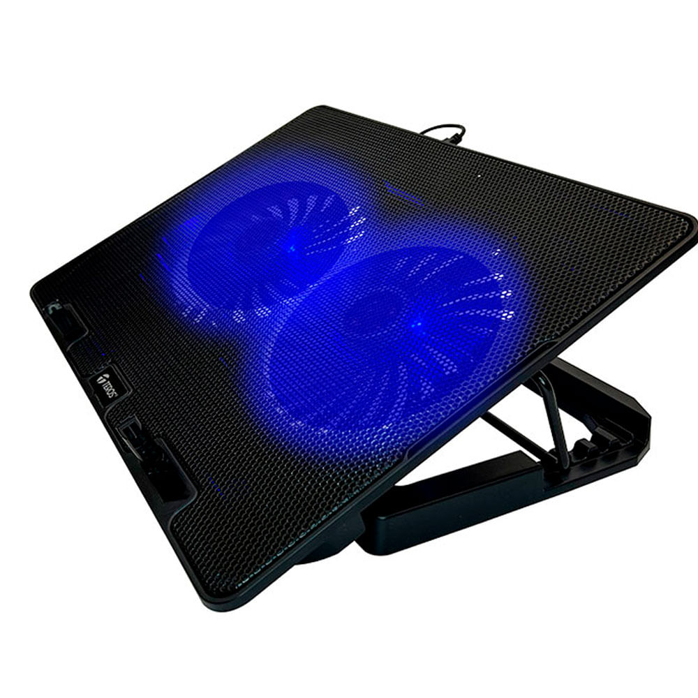 Soporte para Laptop TEROS TE-7020N ajustable metálico plegable color negro