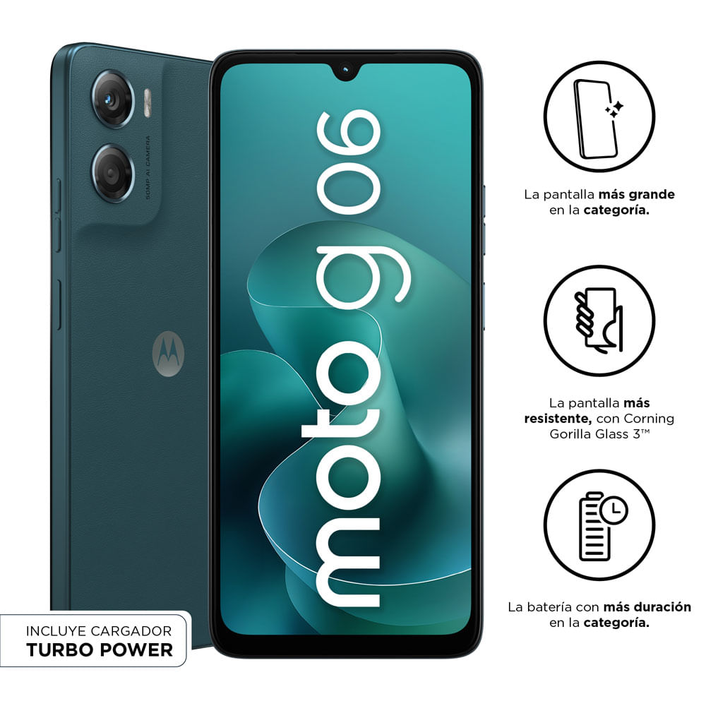 Smartphone MOTOROLA G06 6.9"" 4GB 256GB 50MP Azul