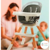 SILLA DE COMER 360 GRADOS. GRIS