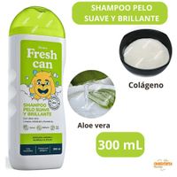 SHAMPOO FRESH CAN PELO SUAVE Y BRILLANTE 300ML