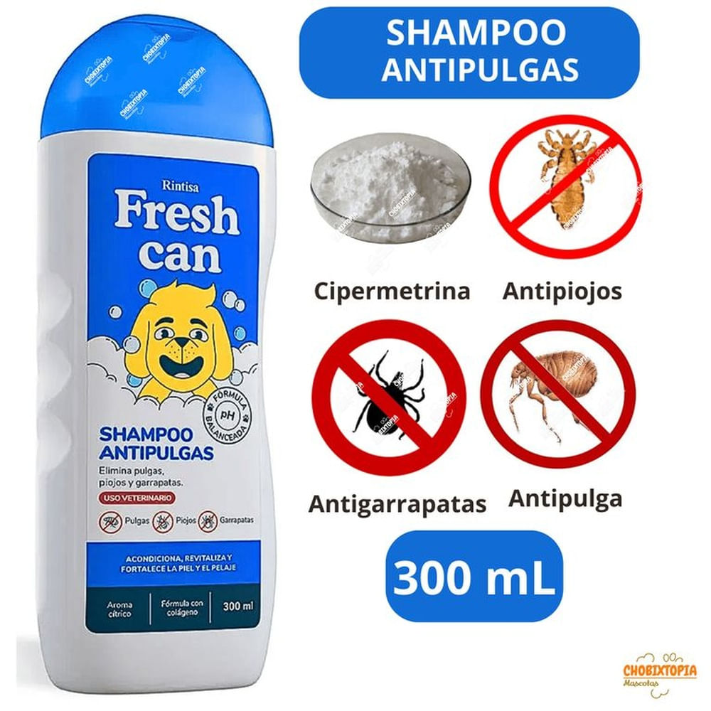 SHAMPOO FRESH CAN ANTIPULGAS 300 mL