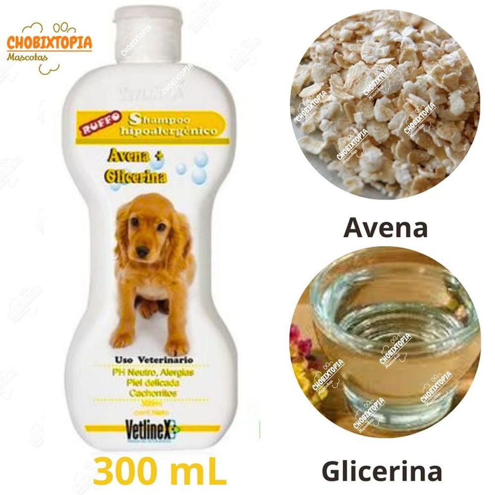 SHAMPOO HIPOALERGENICO AVENA + GLICERINA 300 ML