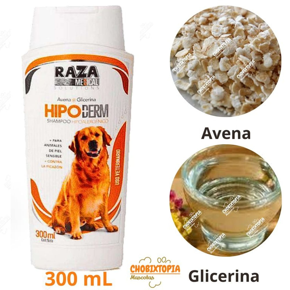 SHAMPOO MEDICADO PARA PERRO HIPODERM X 300 ML - RAZA