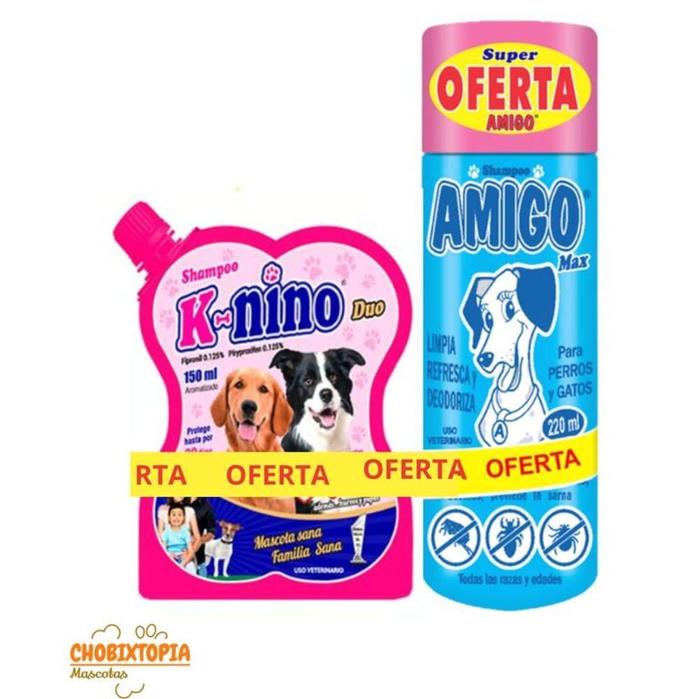 SHAMPOO PARA MASCOTAS - AMIGO - 220 mL