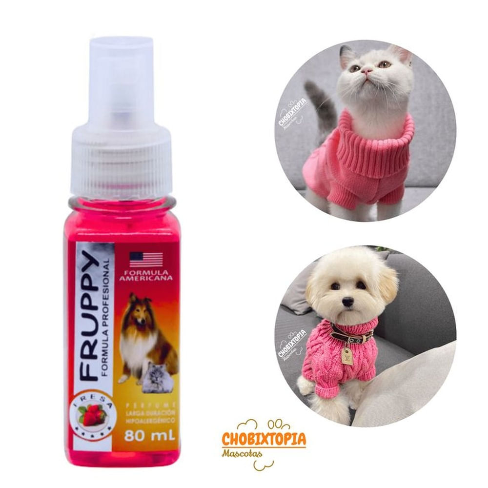 COLONIA PARA MASCOTA FRUPPY FRESA x 80 mL