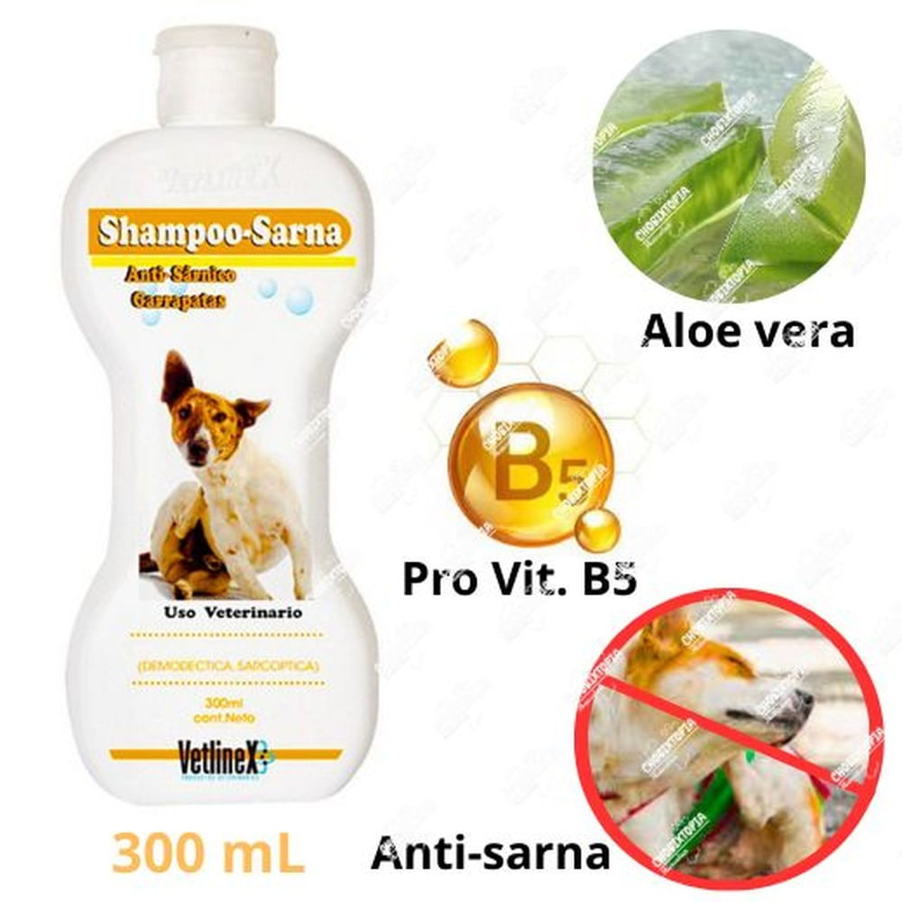 SHAMPOO VETLINEX CONTRA LA SARNA X 300 ML