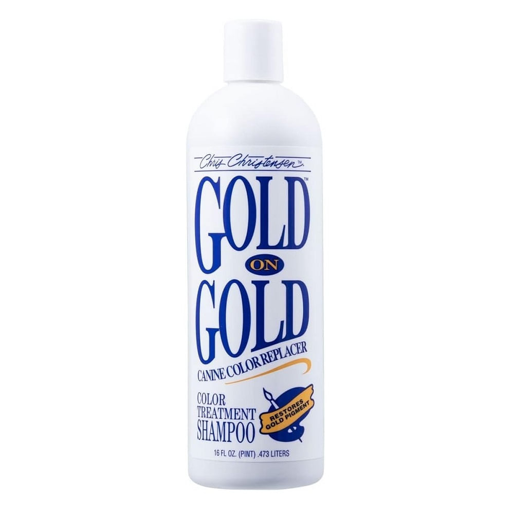 Shampoo para perros Chris Christensen Gold on Gold 473ml
