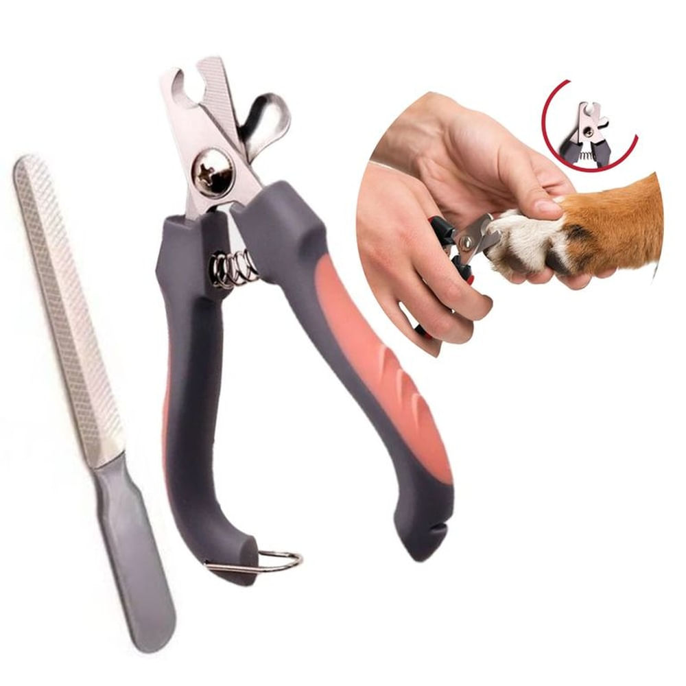 Cortauñas para Mascotas y Lima Coral c-Seguro T-G