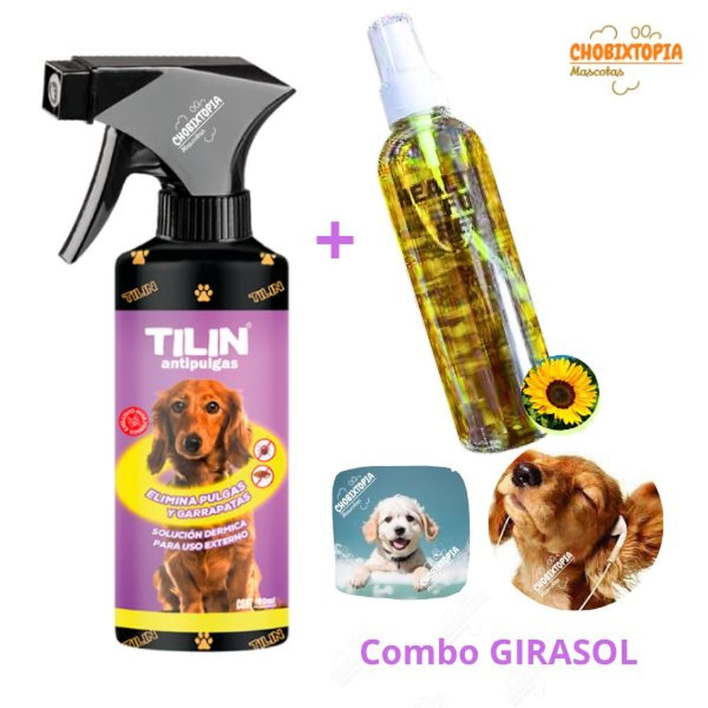 ANTIPULGAS TILIN x 180mL-COLONIA HEALTH x70MLCOMBO GIRASOL