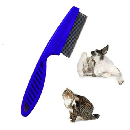 PEINE ANTIGARRAPATAS PIOJOS Y PULGAS MASCOTAS AZUL T-G AZUL INTENSO