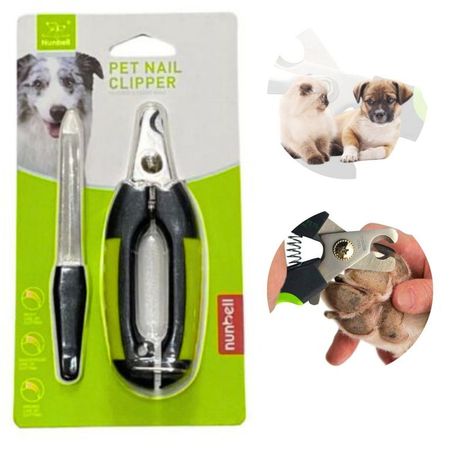 Alicate Cortauñas Perros-Mascotas NUNBELL Oval Verde-P