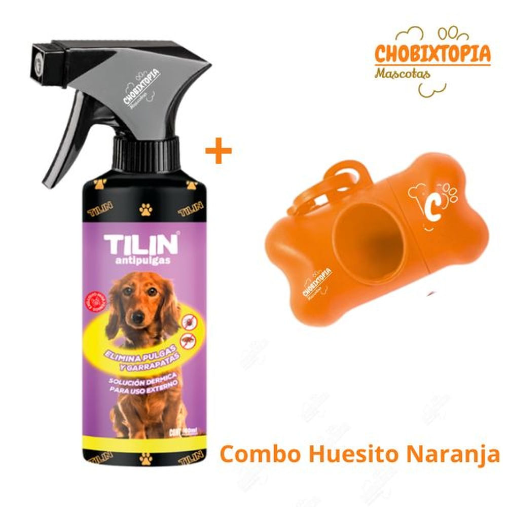 ANTIPULGAS TILIN x 180mL - PORTABOLSA NARANJA
