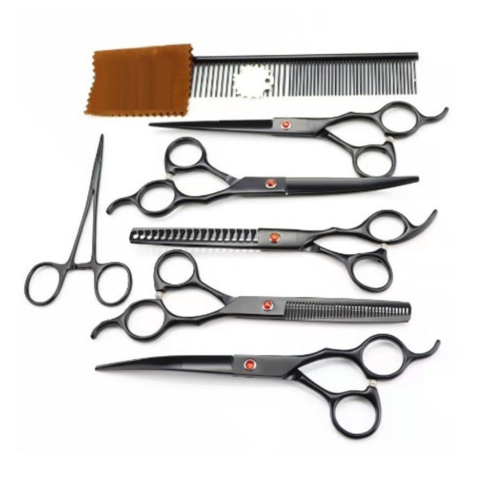 Tijeras para perros PURPLE DRAGON 7 pulgadas acero 440c