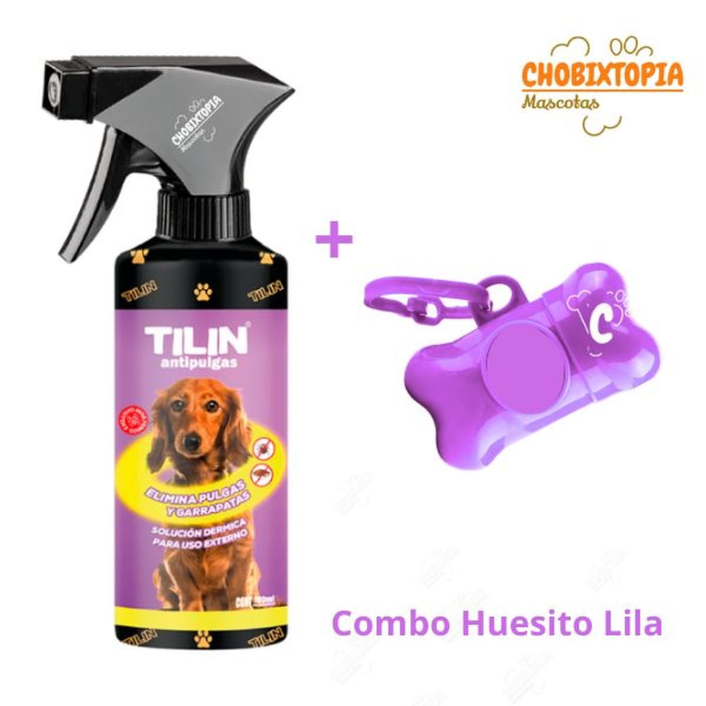 ANTIPULGAS TILIN x 180mL - PORTABOLSA LILA