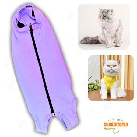 FAJA POST OPERATORIA MASCOTA-PERRA-GATA TALLA XXXL-LILA