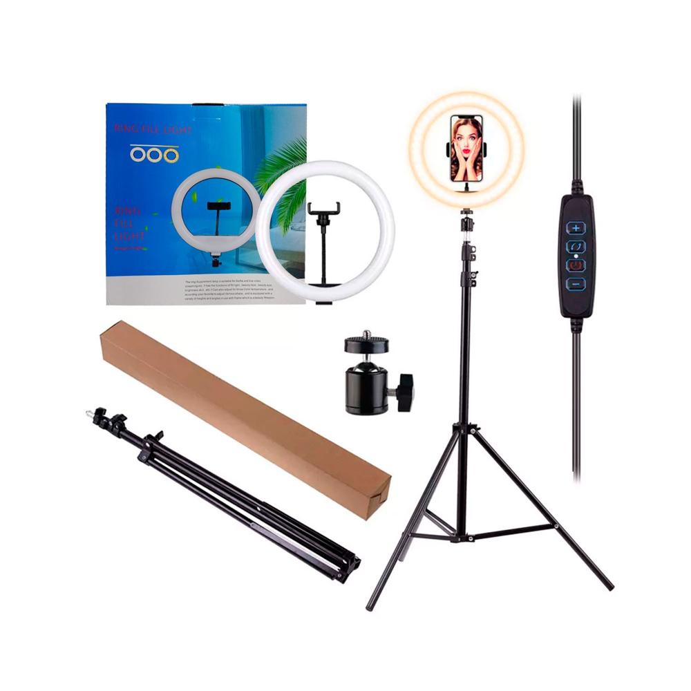 Trípode Aro de Luz LED Blanco BD-330 WESTOR