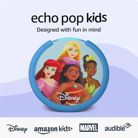 Parlante Amazon Echo Pop Kids Princesas De Disney