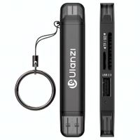 Lector de tarjetas Ulanzi CR1 3 en1  Tipo  USB C Y USB A  SD/TF/USB