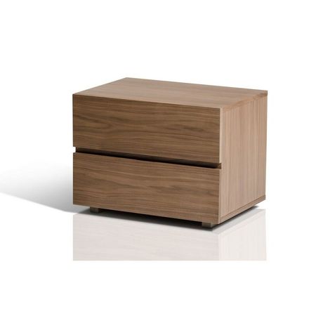 Velador Sofisticado Gerald Gales 2 Cajones TU MESITA