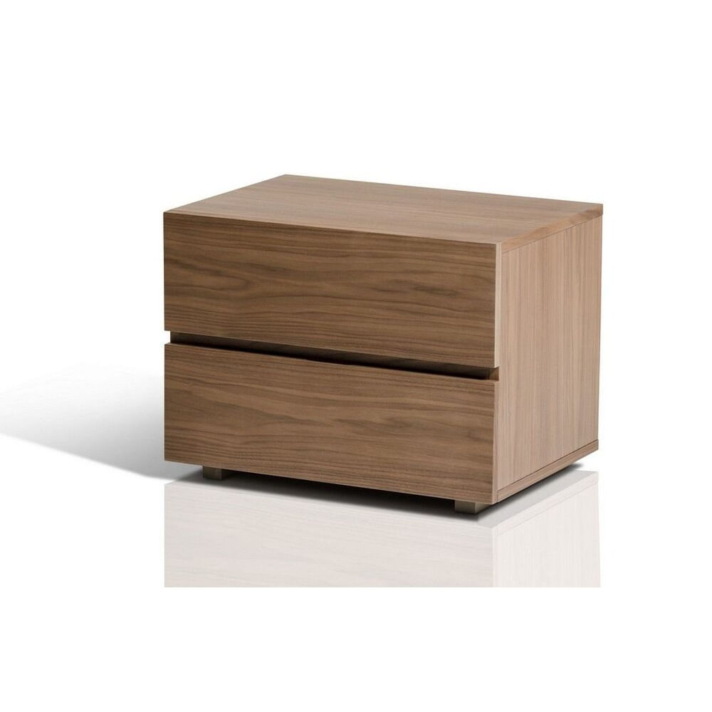 Velador Sofisticado Gerald Gales 2 Cajones TU MESITA