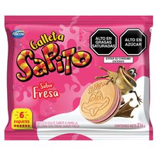 galleta-arcor-sapito-fresa-paquete-6un