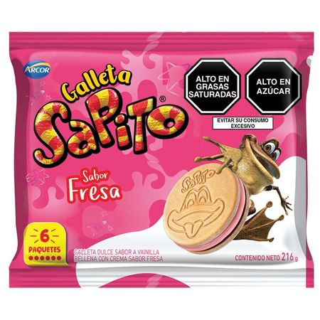 galleta-arcor-sapito-fresa-paquete-6un