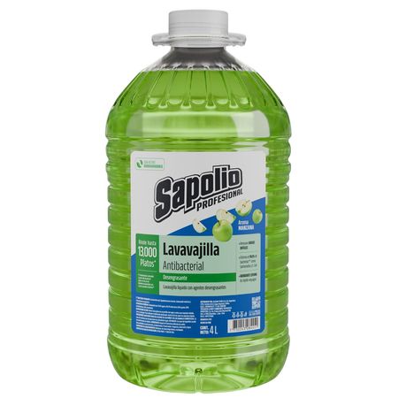 lavavajillas-sapolio-manzana-botella-4l-paquete-4un
