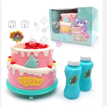 Máquina de burbujas torta