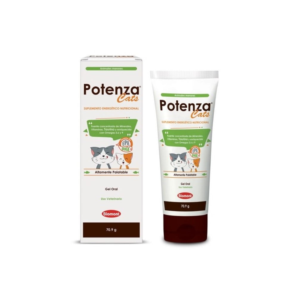 Suplemento Gel Oral Potenza Gatos 70.9 gr