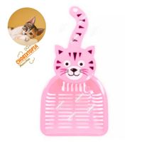 PALA RECOGEDOR PARA ARENA DE GATOS PALO ROSA