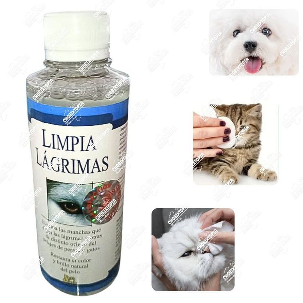 LOCION LIMPIA LAGRIMAS PERROS GATOS MASCOTA 200 mL