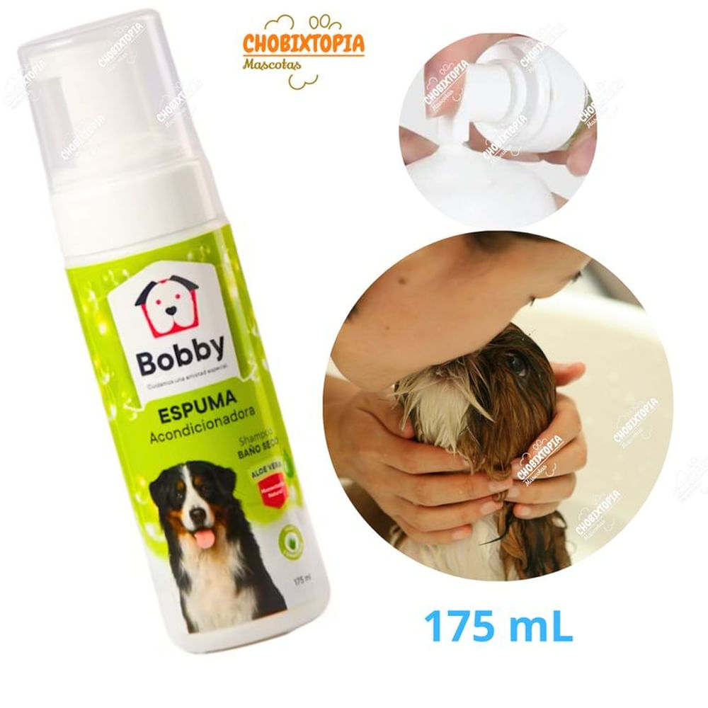 ESPUMA BAÑO EN SECO MASCOTA PERRO ALOE VERAx175 mL